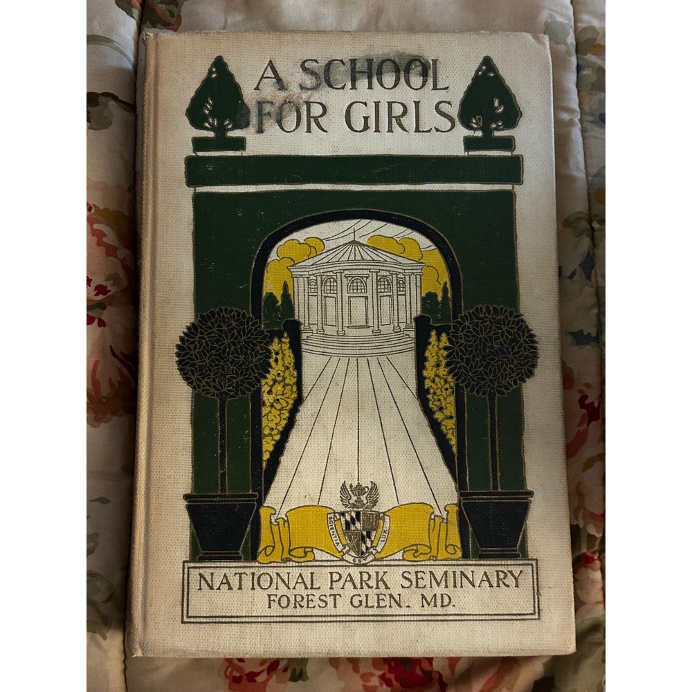 Vintage 1929 National Park Seminary Yearbook Forest Glen MD PLUS 1942 Transcript